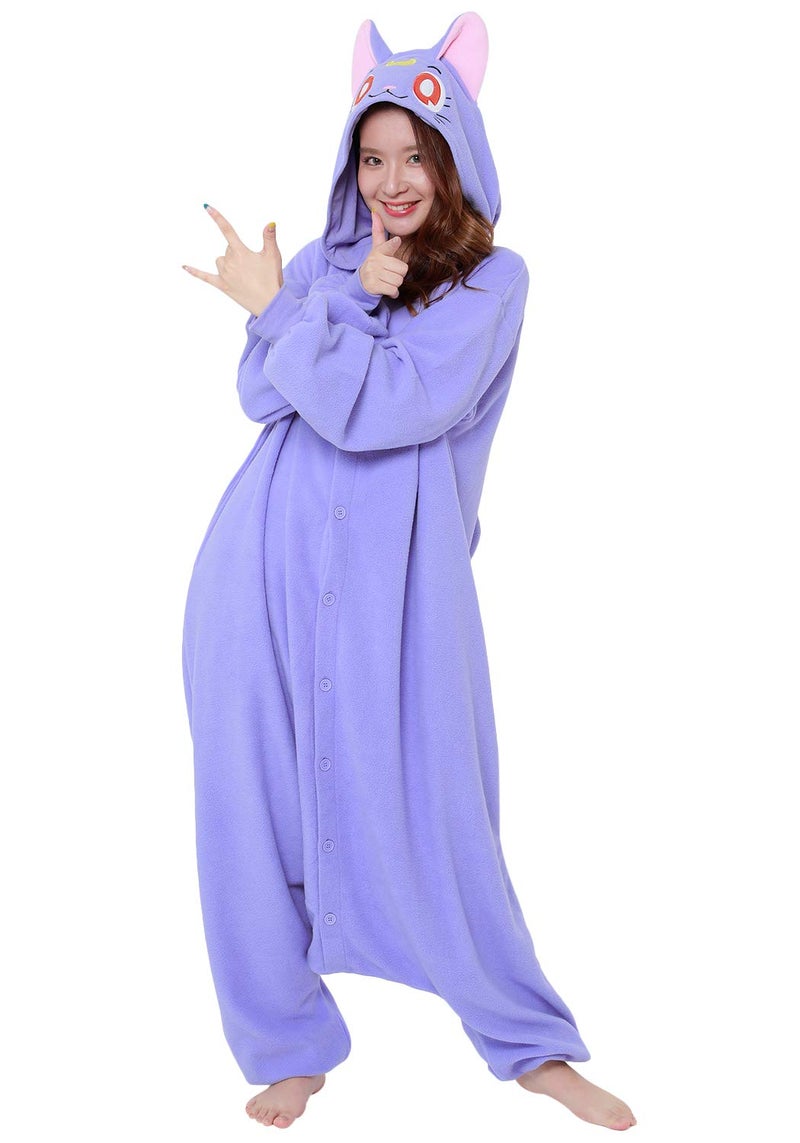 SAZAC Kigurumi - Sailor Moon - Luna - Onesie Jumpsuit Halloween Costume - Image 2